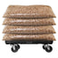 møbelhunde 2 stk. 300 kg polypropylen sort