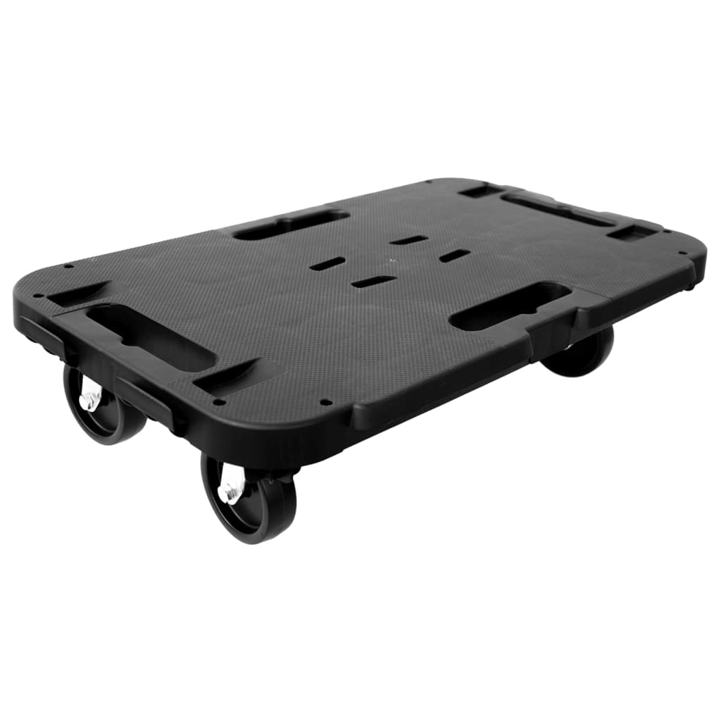 møbelhunde 2 stk. 300 kg polypropylen sort
