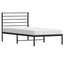 sengeramme med sengegavl 107x203 cm metal sort