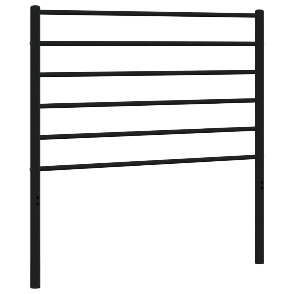 udskiftningsgavl 80 cm metal sort