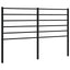 udskiftningsgavl 150 cm metal sort