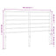 udskiftningsgavl 150 cm metal sort