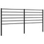 udskiftningsgavl 180 cm metal sort