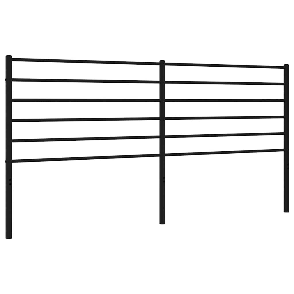 udskiftningsgavl 180 cm metal sort