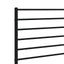 udskiftningsgavl 180 cm metal sort
