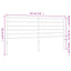 udskiftningsgavl 180 cm metal sort