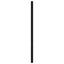 udskiftningsgavl 200 cm metal sort