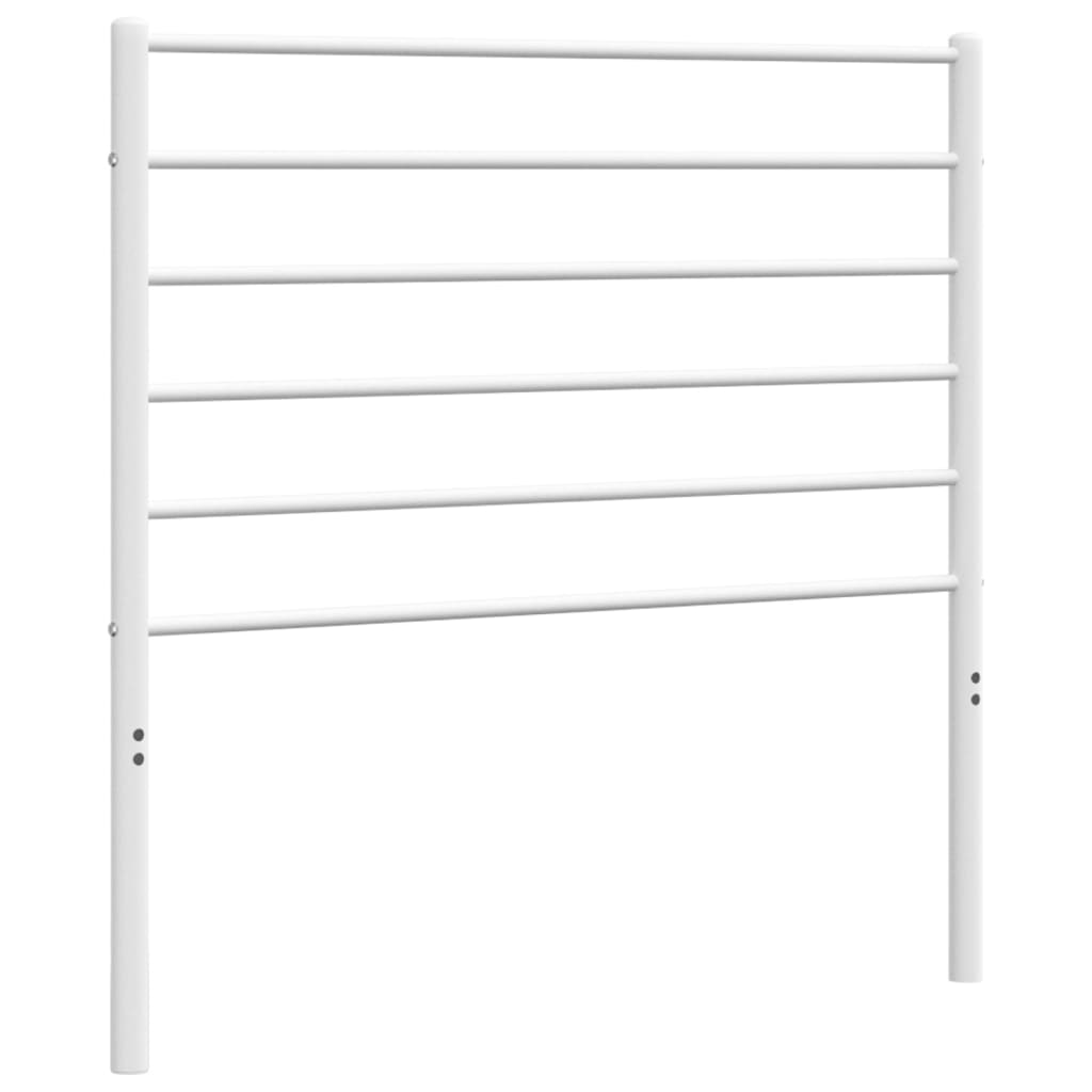 udskiftningsgavl 80 cm metal hvid