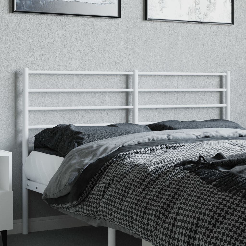 udskiftningsgavl 120 cm metal hvid