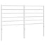 udskiftningsgavl 160 cm metal hvid