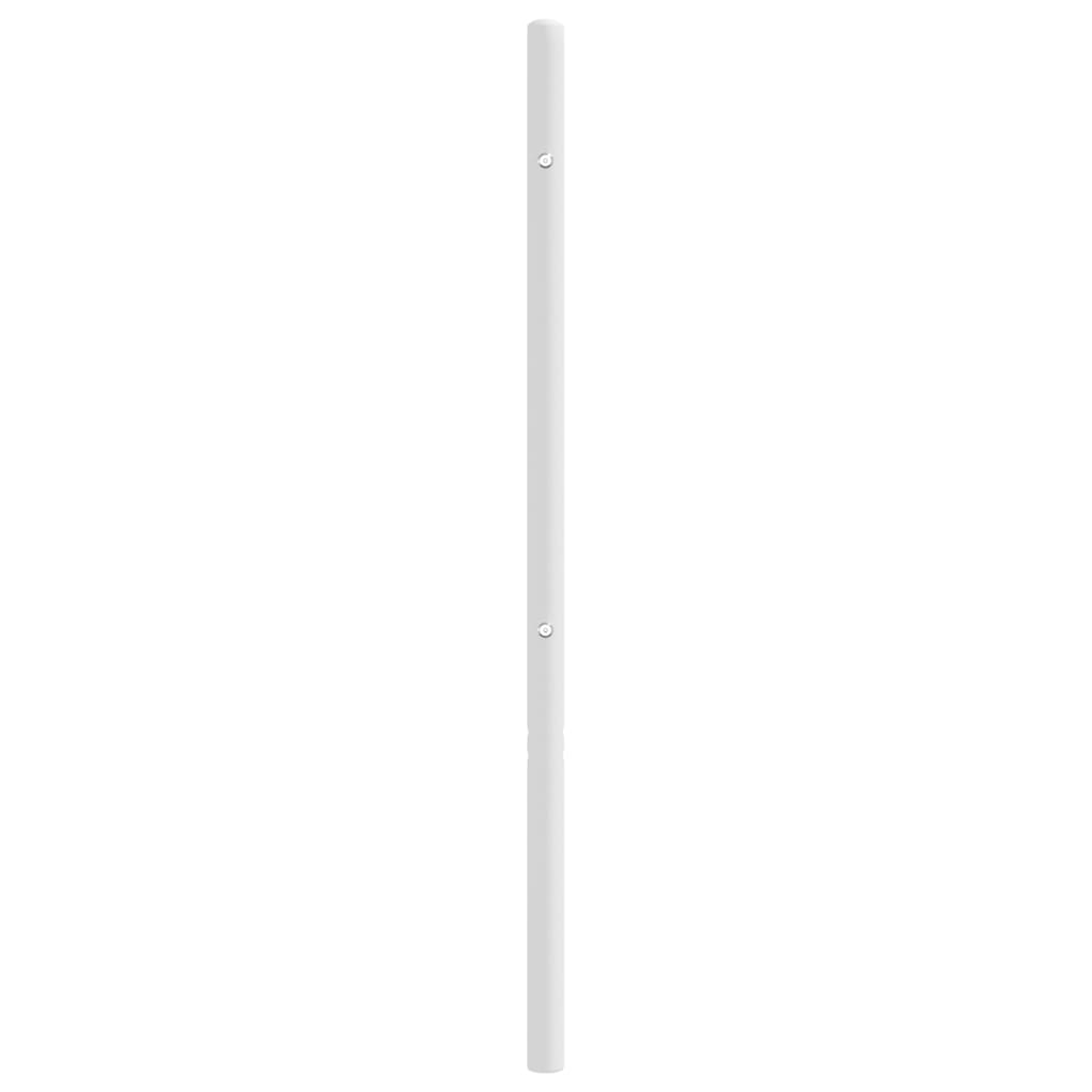 udskiftningsgavl 160 cm metal hvid