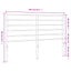 udskiftningsgavl 160 cm metal hvid