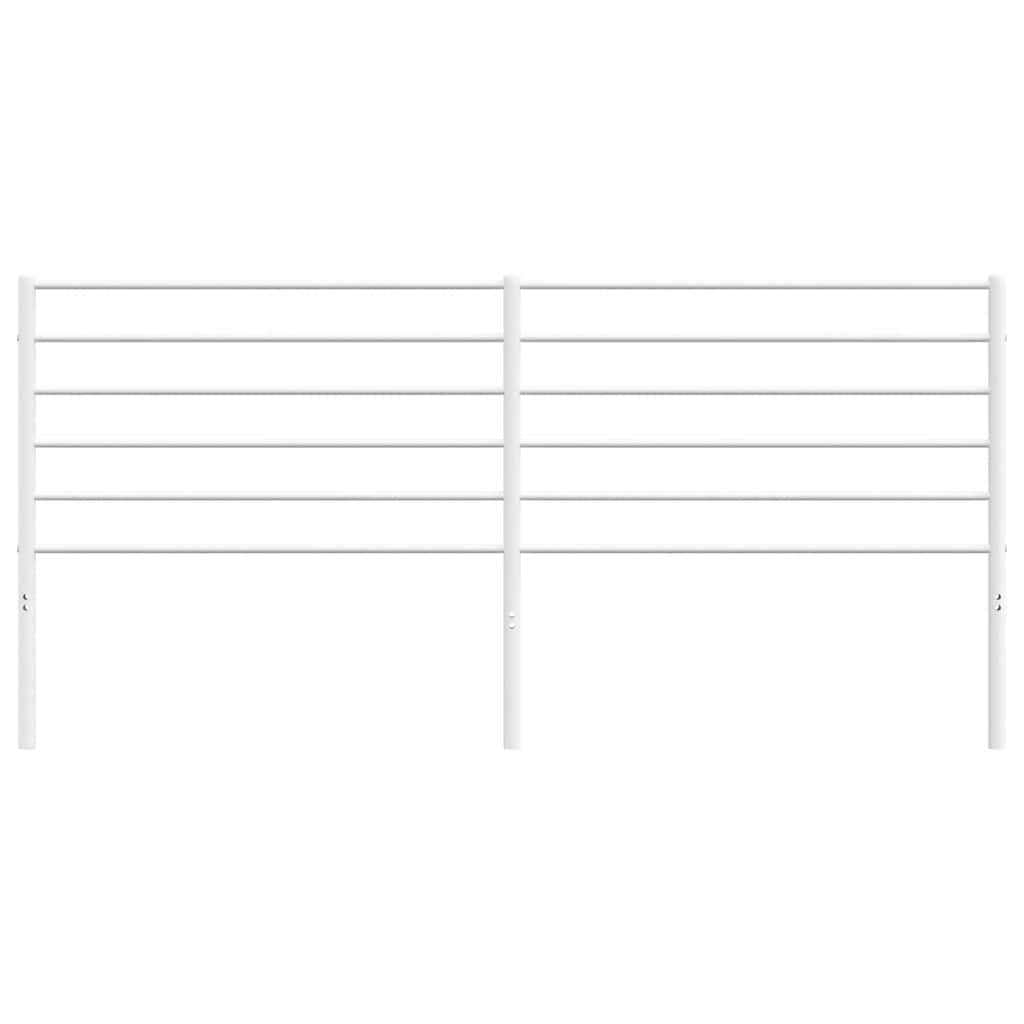 udskiftningsgavl 200 cm metal hvid