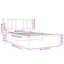 sengeramme med sengegavl 90x190 cm metal sort