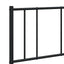 sengeramme med sengegavl 135x190 cm metal sort