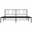 sengeramme med sengegavl 193x203 cm metal sort