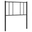 udskiftningsgavl 80 cm metal sort