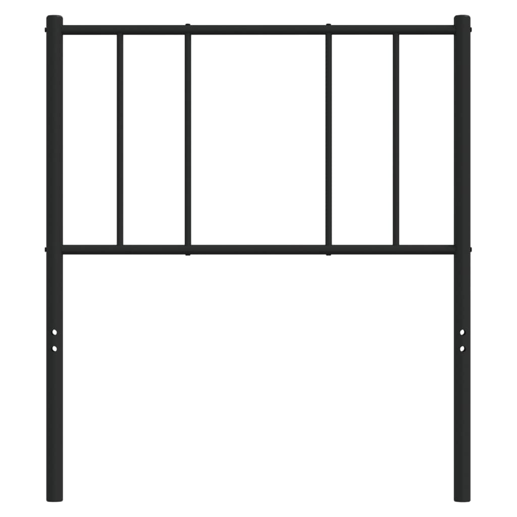 udskiftningsgavl 80 cm metal sort