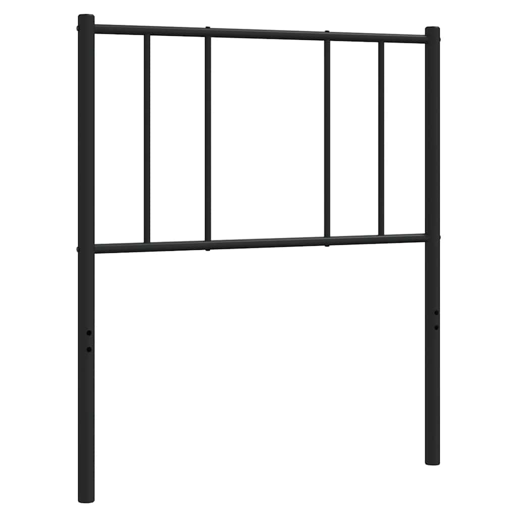 udskiftningsgavl 100 cm metal sort