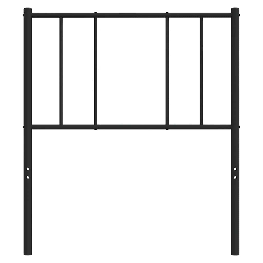 udskiftningsgavl 100 cm metal sort
