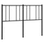 udskiftningsgavl 135 cm metal sort