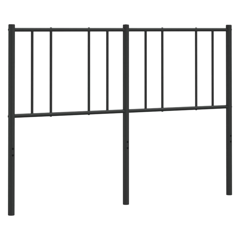 udskiftningsgavl 135 cm metal sort