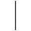 udskiftningsgavl 135 cm metal sort