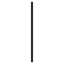 udskiftningsgavl 140 cm metal sort