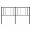 udskiftningsgavl 180 cm metal sort