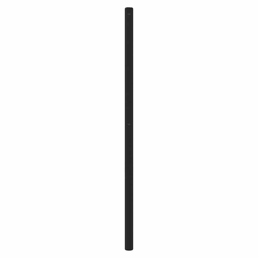 udskiftningsgavl 180 cm metal sort
