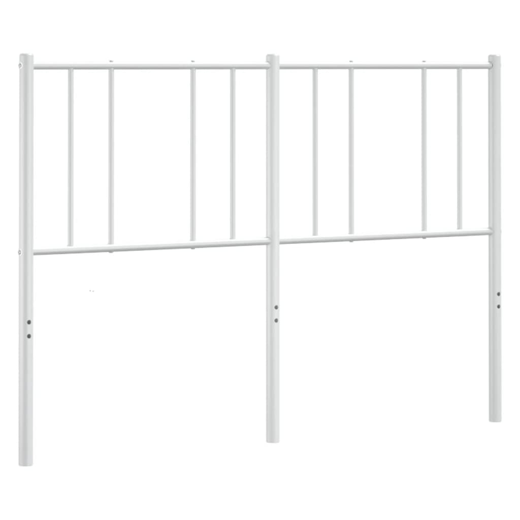 udskiftningsgavl 160 cm metal hvid