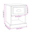 sengeborde 2 stk. 39x39x47,5 cm konstrueret træ hvid