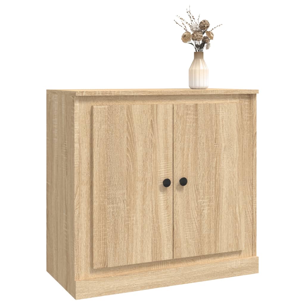 skænk 70x35,5x67,5 cm konstrueret træ sonoma-eg