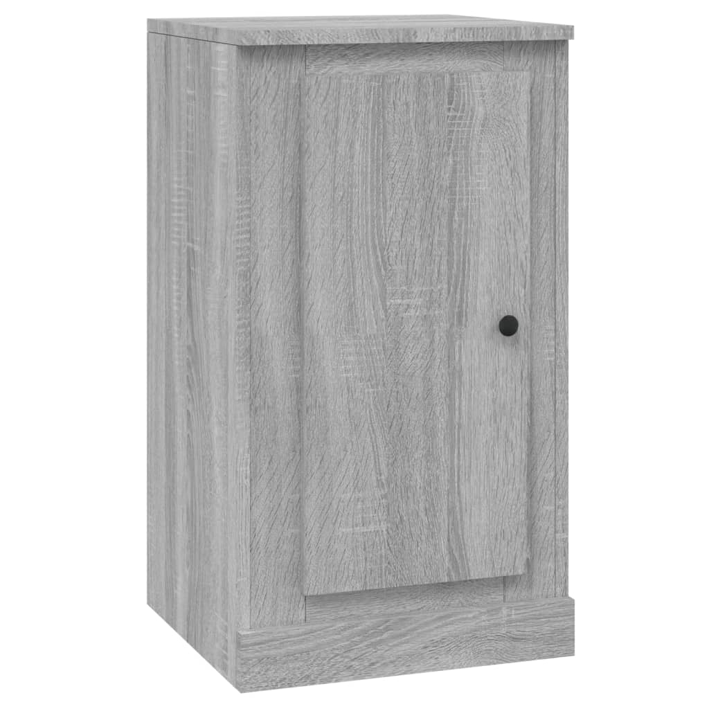 skænk 37,5x35,5x67,5 cm konstrueret træ grå sonoma-eg