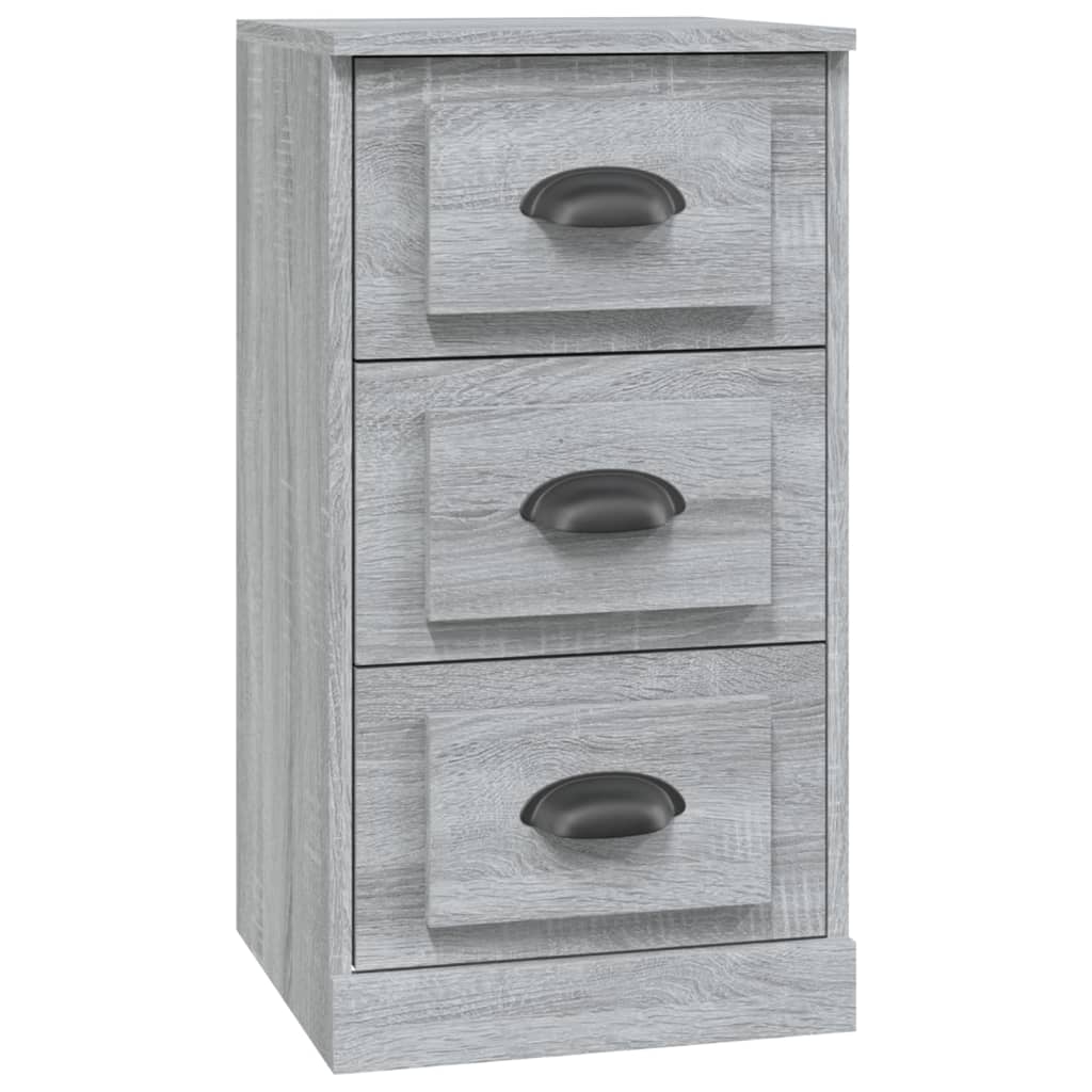 skænk 36x35,5x67,5 cm konstrueret træ grå sonoma-eg