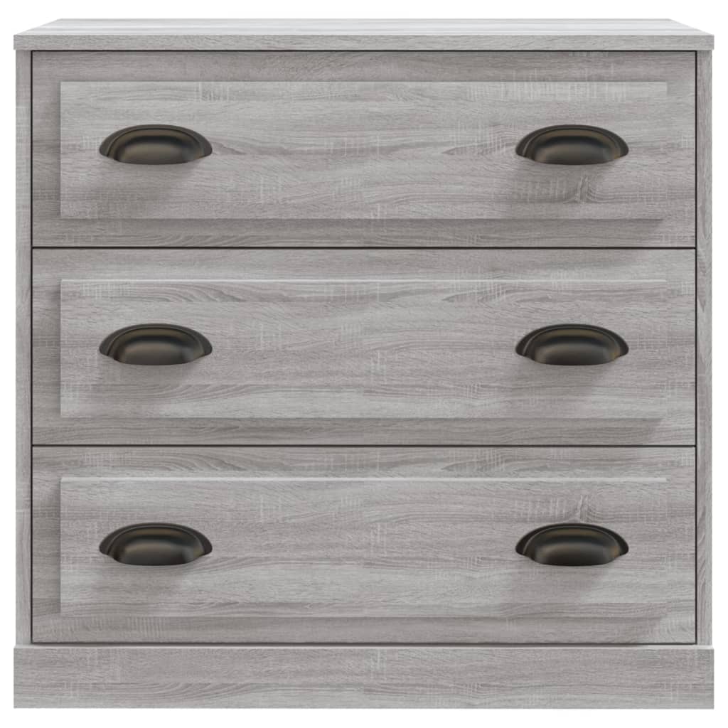 skænk 70x35,5x67,5 cm konstrueret træ grå sonoma-eg