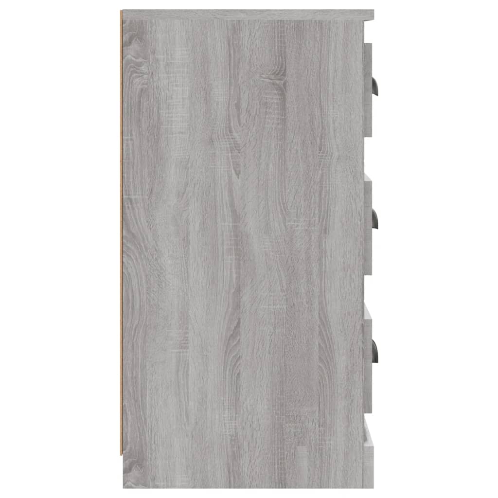 skænk 70x35,5x67,5 cm konstrueret træ grå sonoma-eg