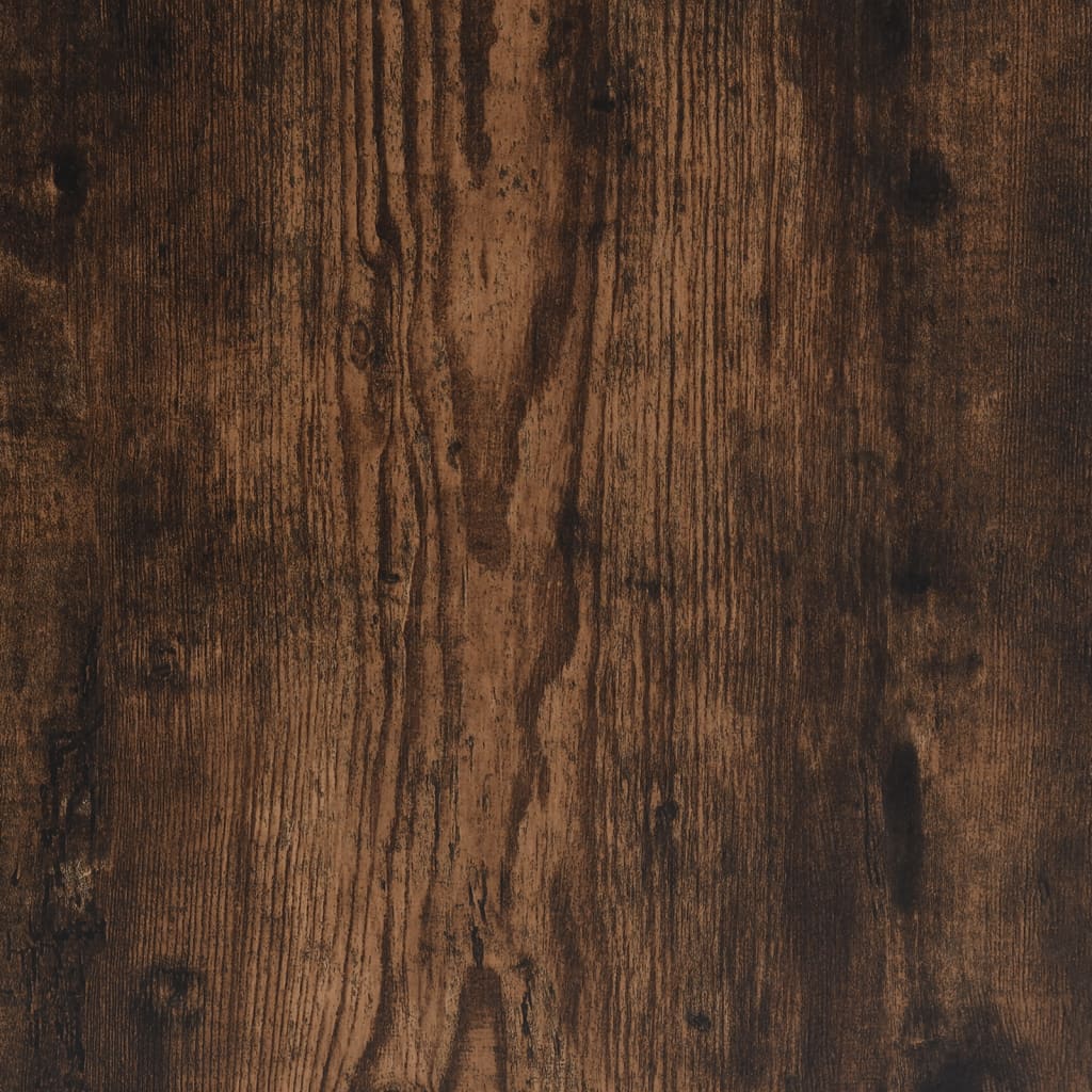 sofabord 50x50x35 cm konstrueret træ røget egetræsfarve