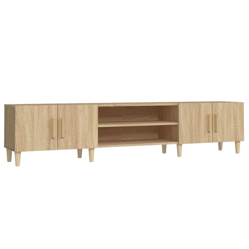 TV-skab Sonoma eg 180x31,5x40 cm konstrueret træ