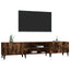 tv-bord 180x31,5x40 cm konstrueret træ røget egetræsfarve
