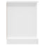 tv-bord 99,5x35,5x48 cm konstrueret træ hvid