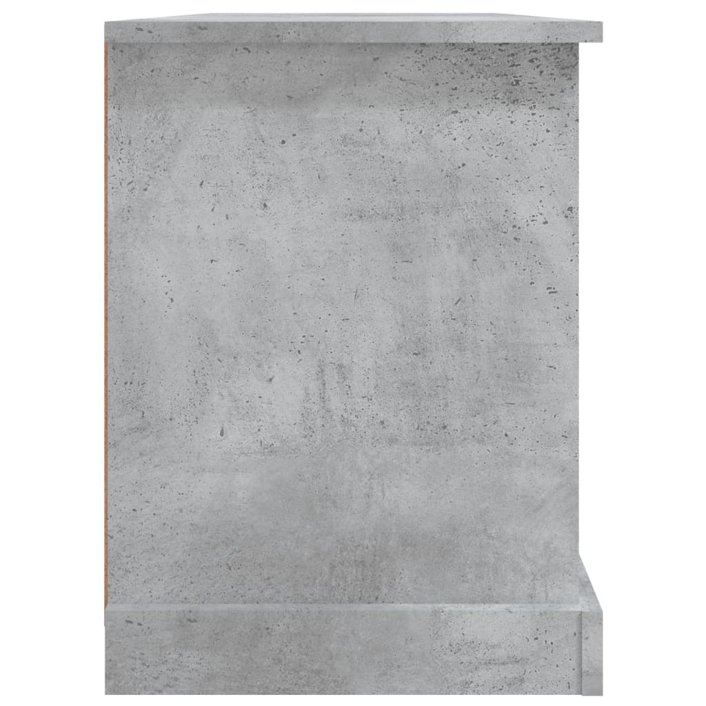 tv-bord 99,5x35,5x48 cm konstrueret træ betongrå