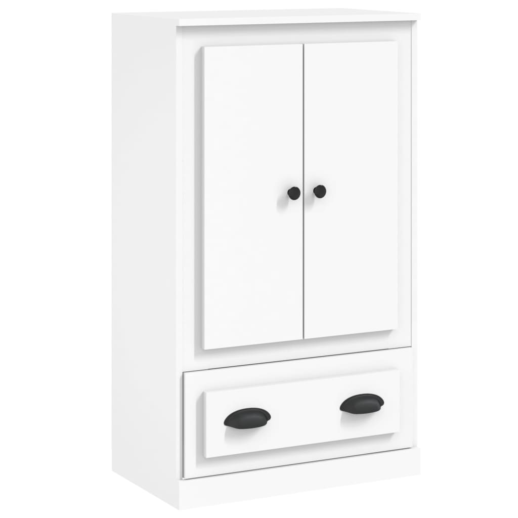 skænk 60x35,5x103,5 cm konstrueret træ hvid