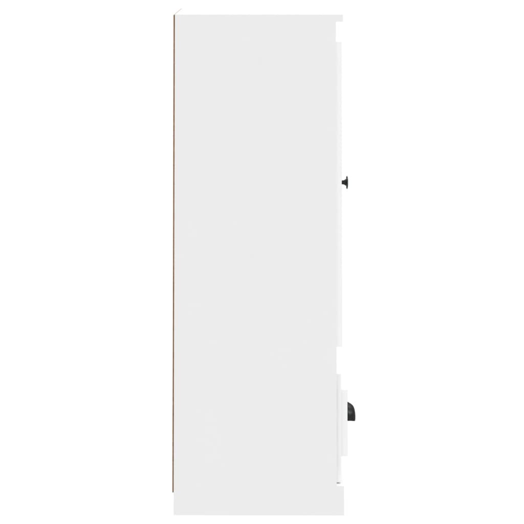 skab 36x35,5x103,5 cm konstrueret træ hvid