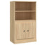 skænk 60x35,5x103,5 cm konstrueret træ sonoma-eg