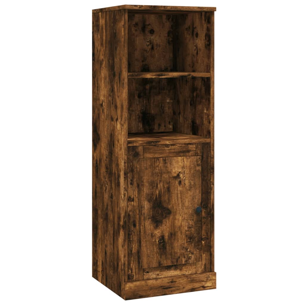 skab 36x35,5x103,5 cm konstrueret træ røget egetræsfarve
