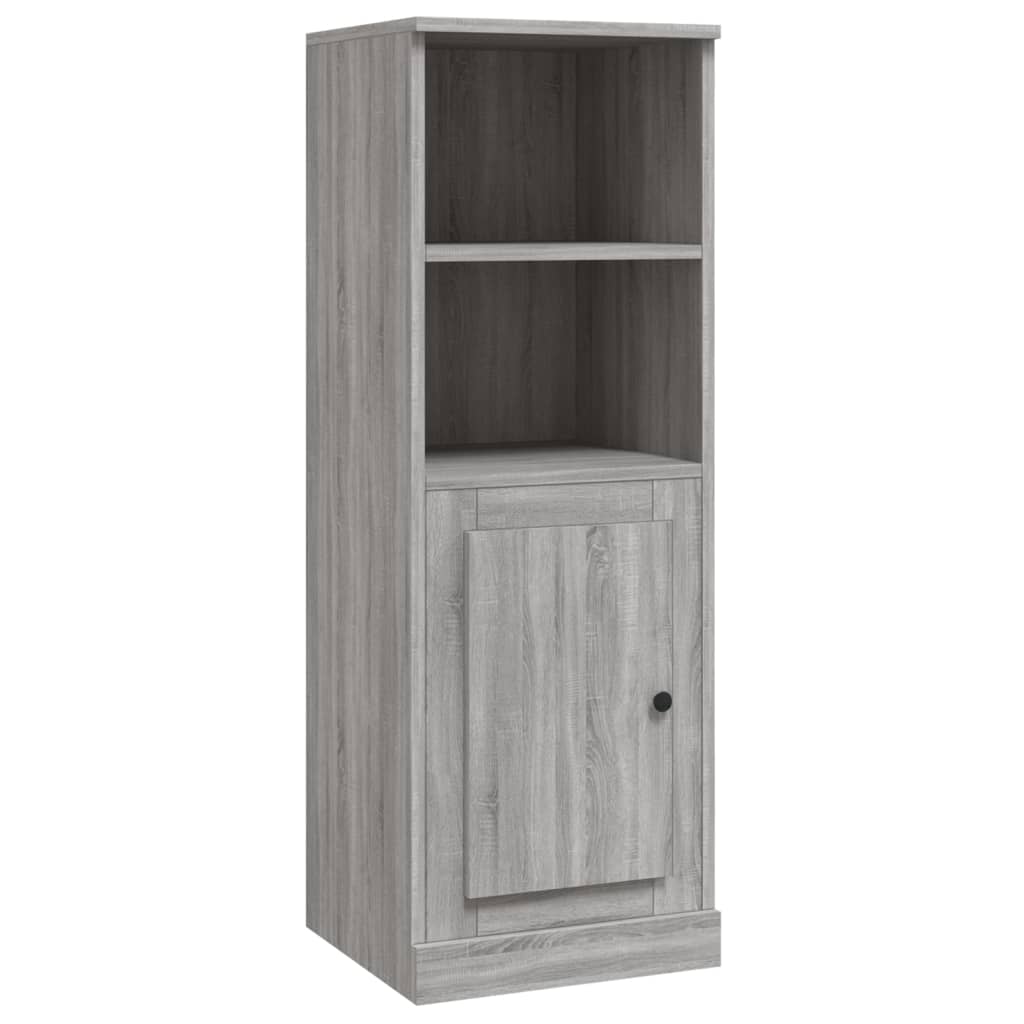 skab 36x35,5x103,5 cm konstrueret træ grå sonoma-eg