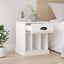 sengeborde 2 stk. 43x36x50 cm hvid