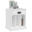 sengeborde 2 stk. 43x36x50 cm hvid