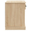 sengeborde 2 stk. 43x36x50 cm sonoma-eg